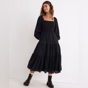 Madewell Lucie Cutout-Back Midi Dress - new with tags
